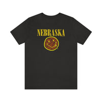 NEBRASKA BASKETBALL (NIRVANA LOGO) Short Sleeve Tee