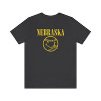 NEBRASKA BASEBALL (NIRVANA LOGO) Short Sleeve Tee