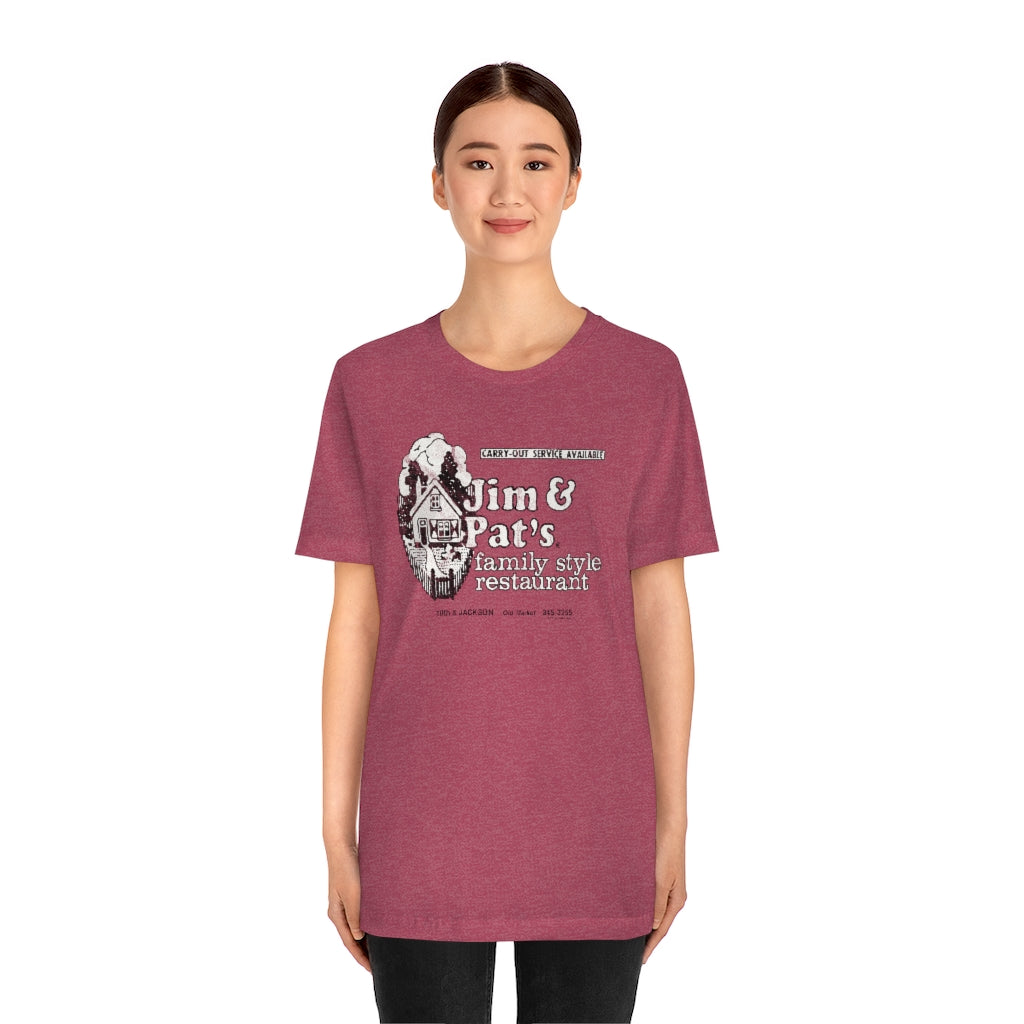 JIM & PAT'S FAMILY STYLE RESTAURANT Short Sleeve Tee