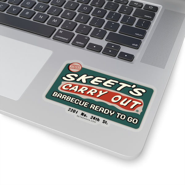SKEET'S CARRY OUT SIGN Kiss-Cut Stickers