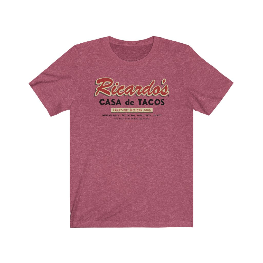 RICARDO'S CASA DE TACOS Short Sleeve Tee