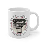 FIRESIDE RESTAURANT PHOTO CIRCLE Mug 11oz