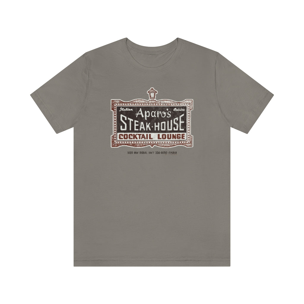 APARO'S STEAK HOUSE & COCKTAIL LOUNGE Short Sleeve Tee