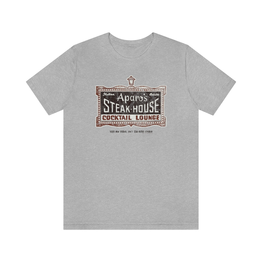 APARO'S STEAK HOUSE & COCKTAIL LOUNGE Short Sleeve Tee