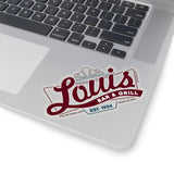 LOUIS BAR & GRILL Kiss-Cut Stickers