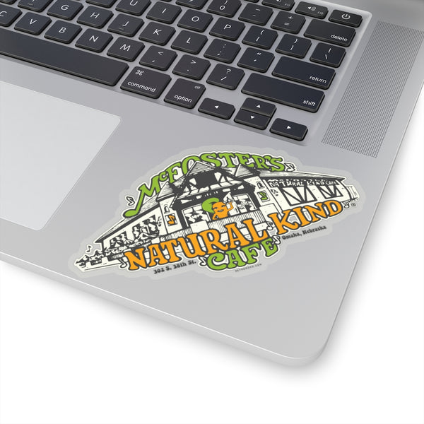 McFOSTER'S NATURAL KIND CAFE Kiss-Cut Stickers