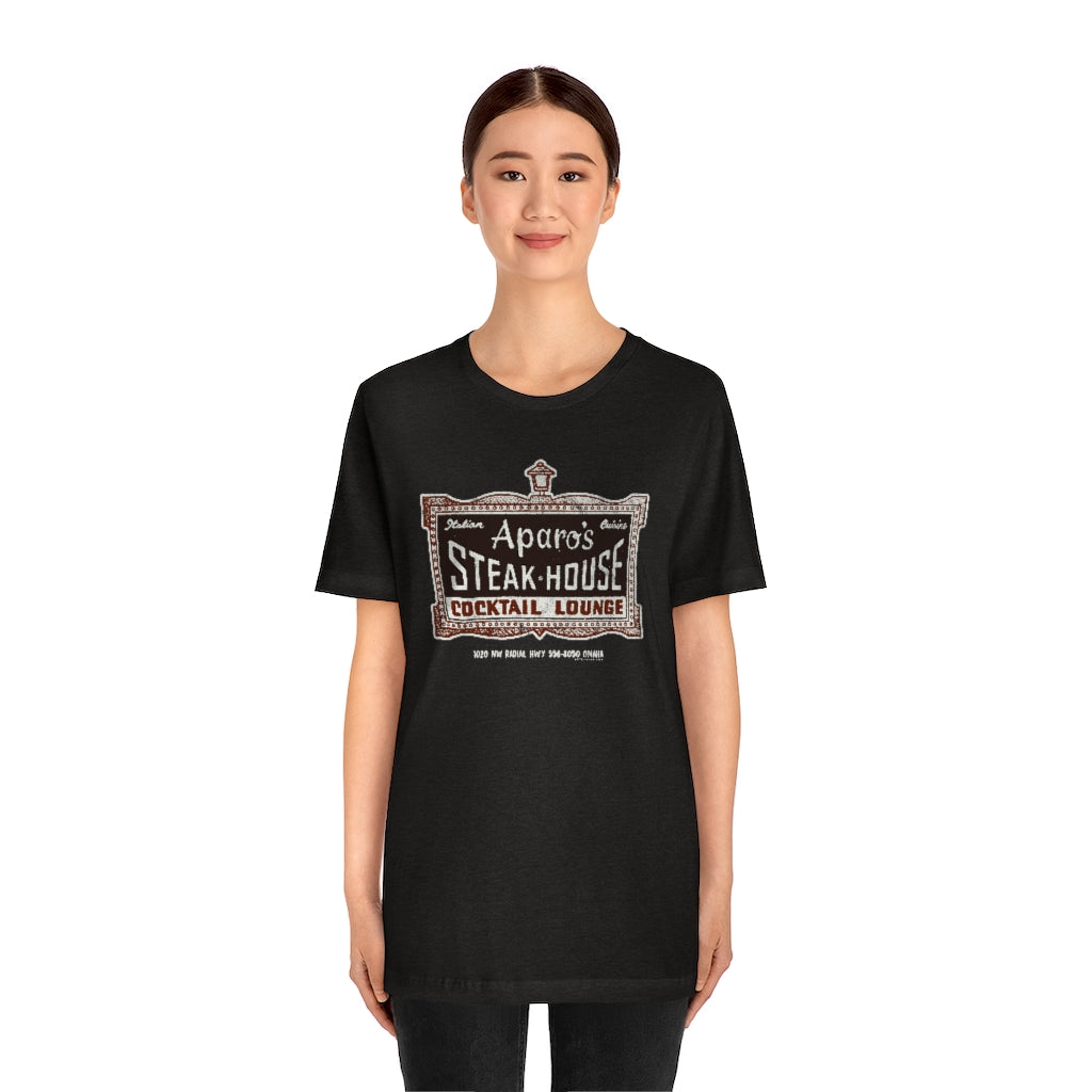 APARO'S STEAK HOUSE & COCKTAIL LOUNGE Short Sleeve Tee