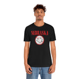 NEBRASKA BASEBALL (NIRVANA LOGO) Short Sleeve Tee