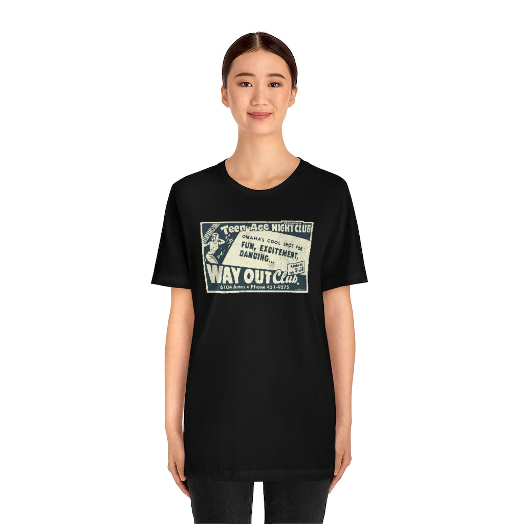 WAY OUT CLUB (Teen-Age Night Club) Short Sleeve Tee