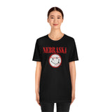 NEBRASKA BASEBALL (NIRVANA LOGO) Short Sleeve Tee