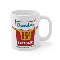 DANDY'S HAMBURGERS Mug 11oz